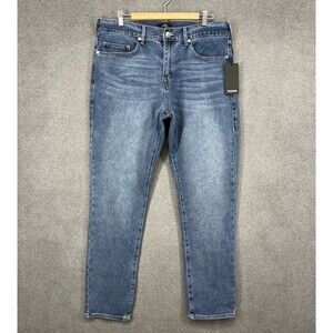 True Religion Jeans Mens 34 X 32 Blue Geno Relaxed Slim Medium Tide Wash‎